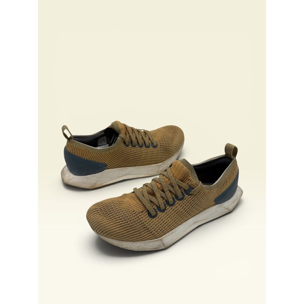 Allbirds Tree Flyer Sneakers SwiftFoam Mesh Upper Womens Sz 9 Yellow Maize Gray